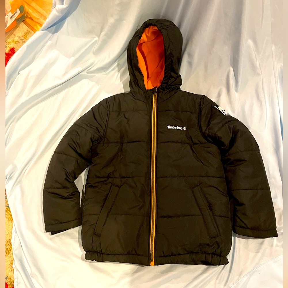 Timberland jacket coat! EC worn twice! Black size 10/12